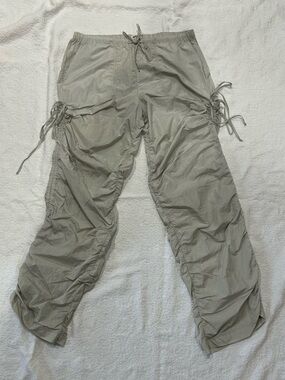 Garage Light Gray Drawstring Cargo Joggers (Brand New)